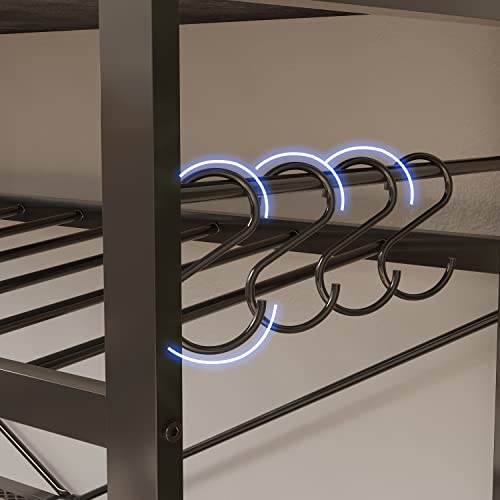 Multi-Purpose Free-Standing Rack with Wine Storage