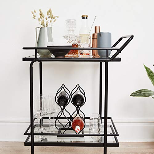 Imperial Trellis Wine Rack (5 Bottle, Black)