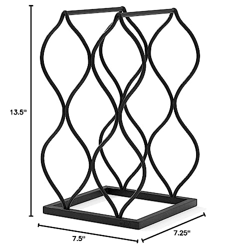 Imperial Trellis Wine Rack (5 Bottle, Black)