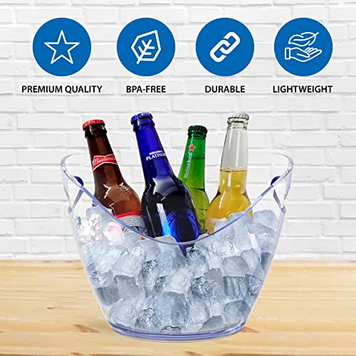 Acrylic Ice Bucket for 2 Bottles