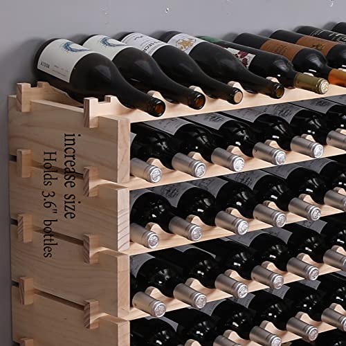 Wooden Wine Rack Cabinet for 100 Bottles