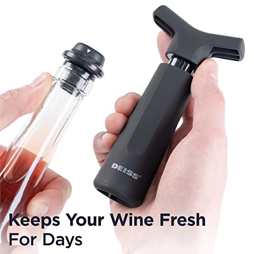 Wine Saver with Vacuum Pump & Stoppers
