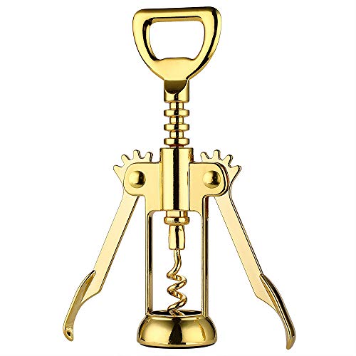Gold Multifunctional Corkscrew Wine and Beer Opener
