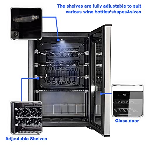 Smeta Under Counter Wine Fridge - 19 Bottles