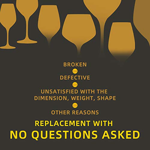 FAWLES Red Wine Glasses Set - Classic Thin Rim