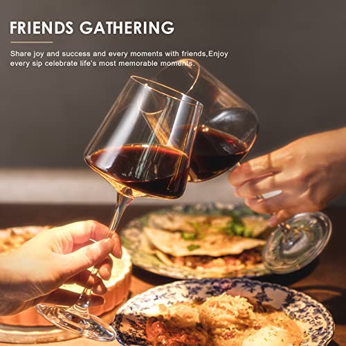 6-Piece Crystal Wine Glass Set