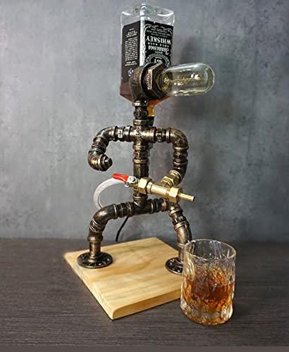 Steampunk Whisky Pourer and Lamp, Perfect Gift