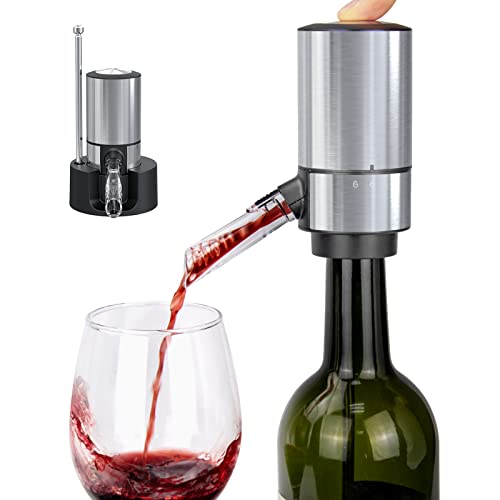 Electric Wine Aerator Pourer with Retractable Tube