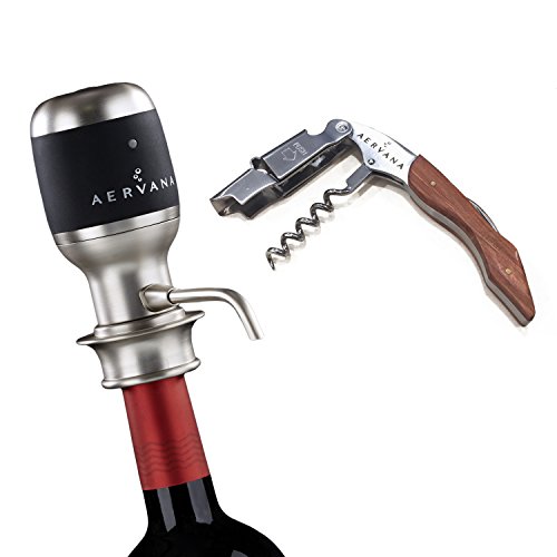 Aervana Electric Wine Aerator Bundle with Corkscrew