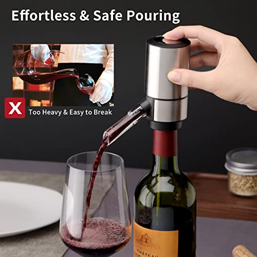 Electric Wine Aerator Pourer with Retractable Tube