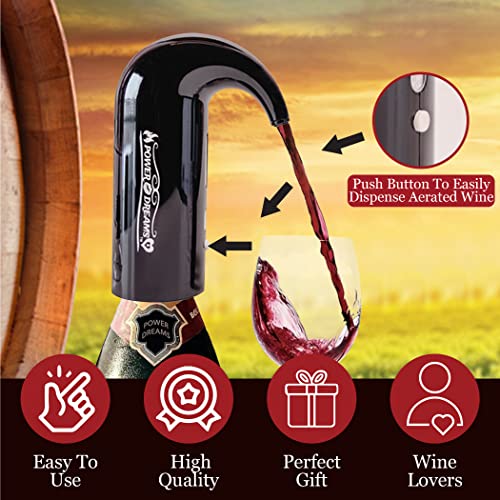 Wine Gift + Bar Kit: Aerator, Opener, Stoppers, Cutter