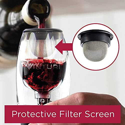 Vinturi Essential Pourer & Decanter Tower - Wine Set