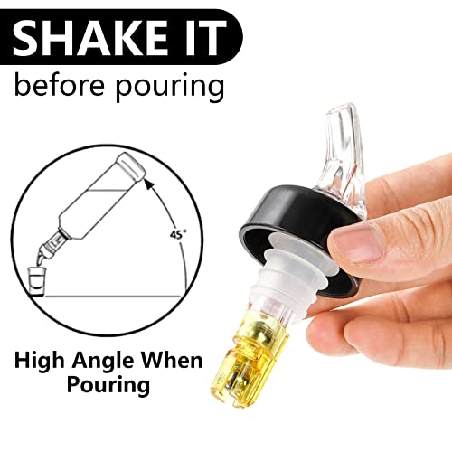 12 Pack Automatic Wine Bottle Pourers for Home Bar