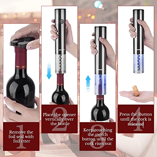 Electric Wine Opener Set with Accessories