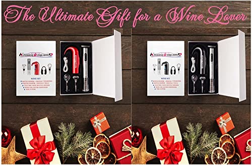 Wine Gift + Bar Kit: Aerator, Opener, Stoppers, Cutter