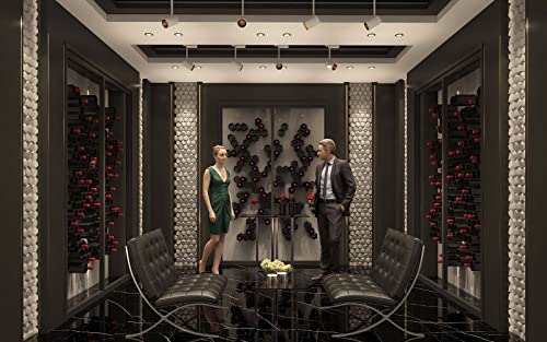 Modular Wine Storage System - Black - 50 Cell