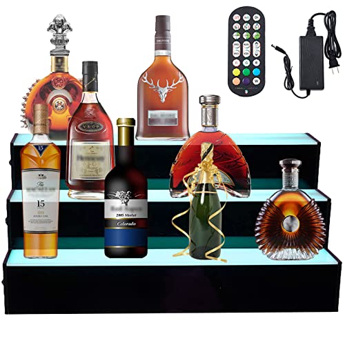 LED Wine Bottle Display Rack with Remote Control