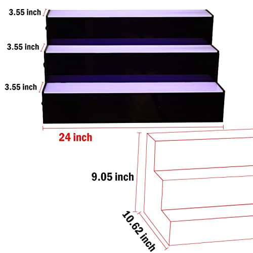 LED Wine Bottle Display Rack with Remote Control