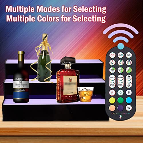 LED Wine Bottle Display Rack with Remote Control