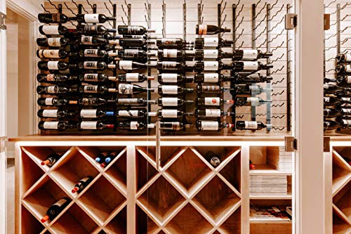 54 Bottle Wall Mounted Wine Rack