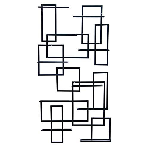 Modern Wall Mounted Wine Rack - 10 Bottles