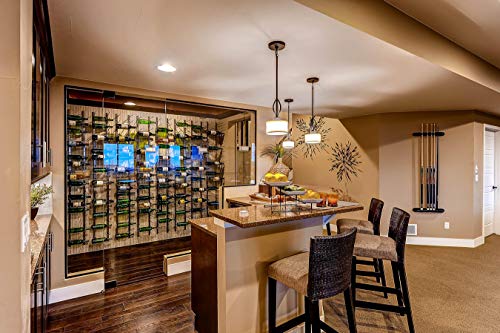 54 Bottle Wall Mounted Wine Rack