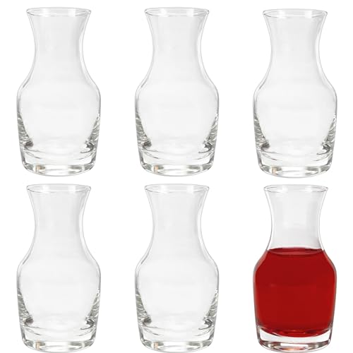 Cornucopia Wine Carafes - 6 Pack 6.5oz