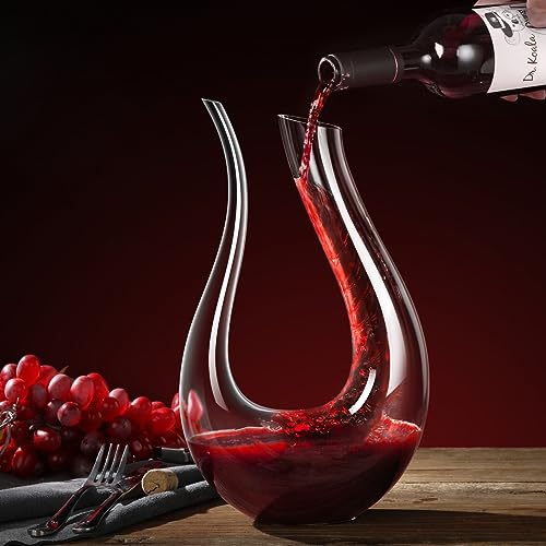 Lead-free Crystal Wine Decanter Aerator 1.5L