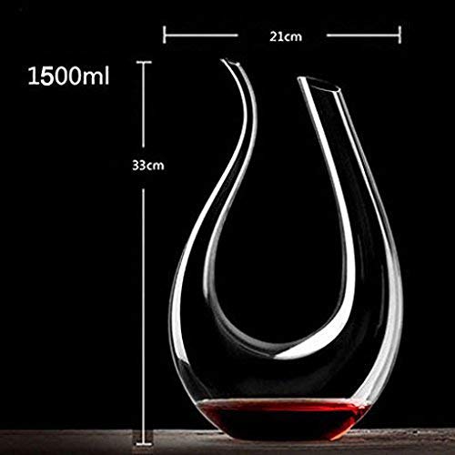 Lead-free Crystal Wine Decanter Aerator 1.5L