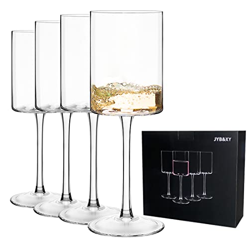 15oz Hand Blown Crystal Wine Glasses Set of 4