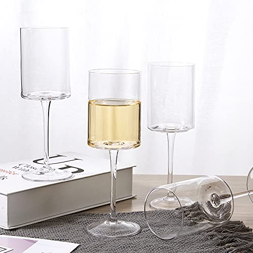 15oz Hand Blown Crystal Wine Glasses Set of 4