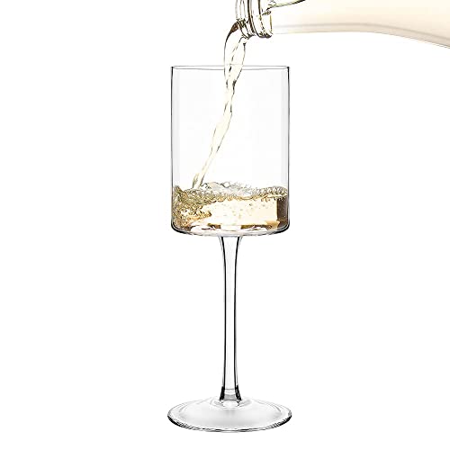 15oz Hand Blown Crystal Wine Glasses Set of 4