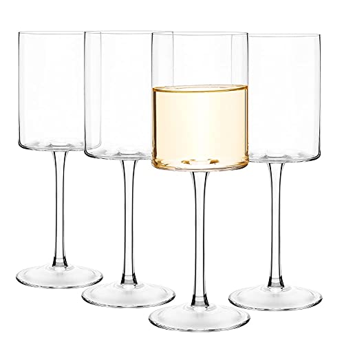 15oz Hand Blown Crystal Wine Glasses Set of 4