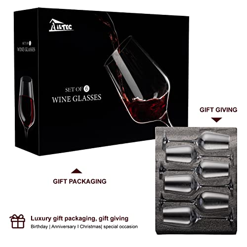 Crystal Wine Glass Set for Red/White/Cabernet