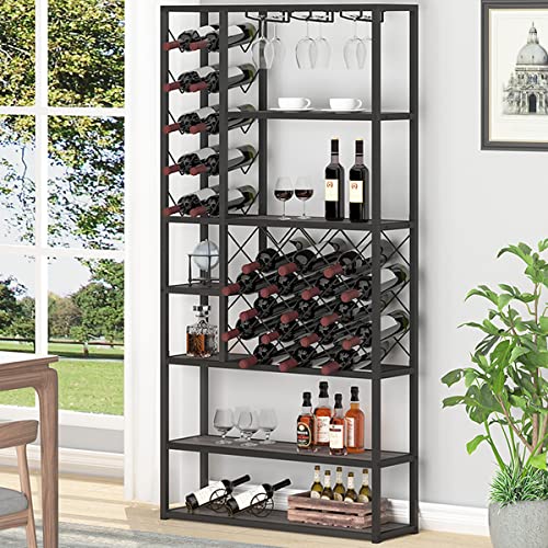 Modern Rustic Wine Rack for Kitchen or Dining