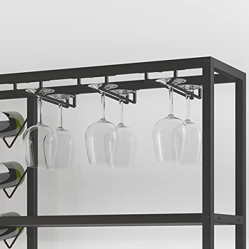 Modern Rustic Wine Rack for Kitchen or Dining