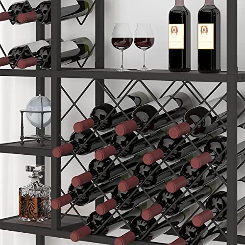 Modern Rustic Wine Rack for Kitchen or Dining