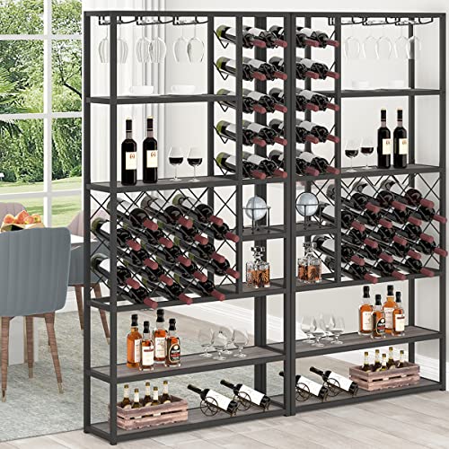 Modern Rustic Wine Rack for Kitchen or Dining