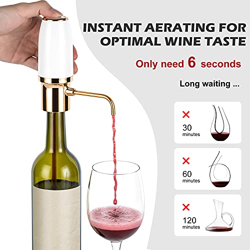 Rechargeable Automatic Wine Aerator Pourer Dispenser
