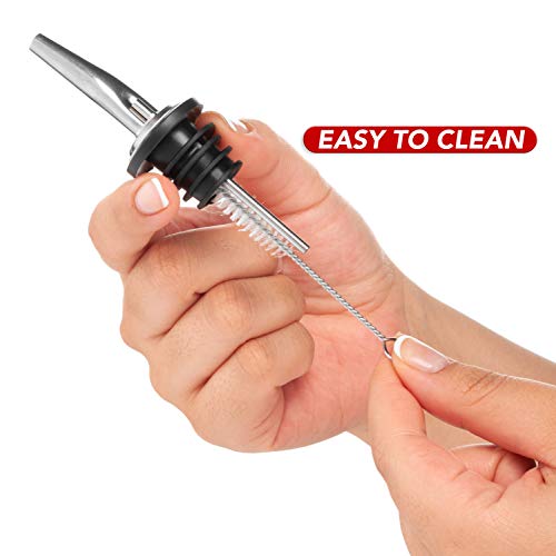 Stainless Steel Bottle Pourers for Liquor/Wine Bottles