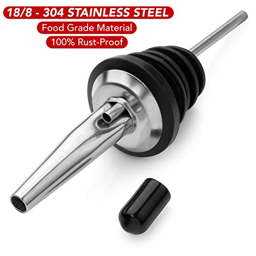 Stainless Steel Bottle Pourers for Liquor/Wine Bottles
