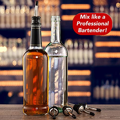Stainless Steel Bottle Pourers for Liquor/Wine Bottles