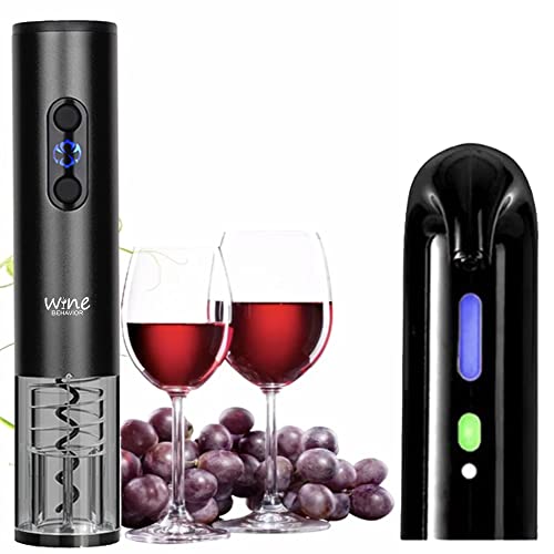 4-in-1 Electric Wine Opener Set - Black