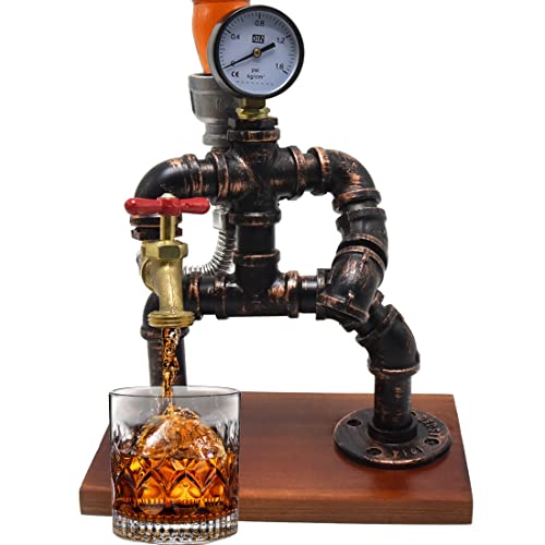 Steampunk Whiskey Dispenser with Faucet Shape