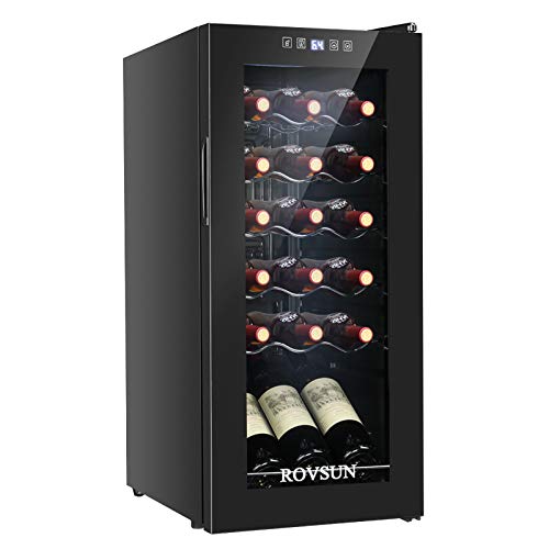 18 Bottle Wine Cooler with Digital Temperature Control