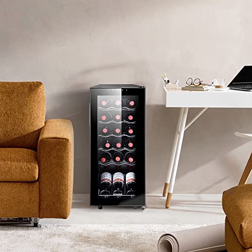 STAIGIS Mini Wine Fridge - 18 Bottle Capacity