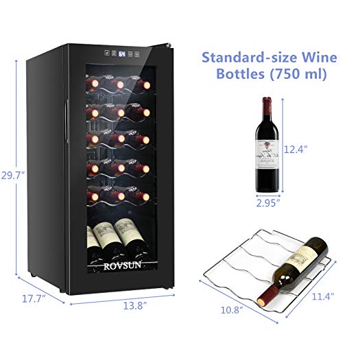 18 Bottle Wine Cooler with Digital Temperature Control