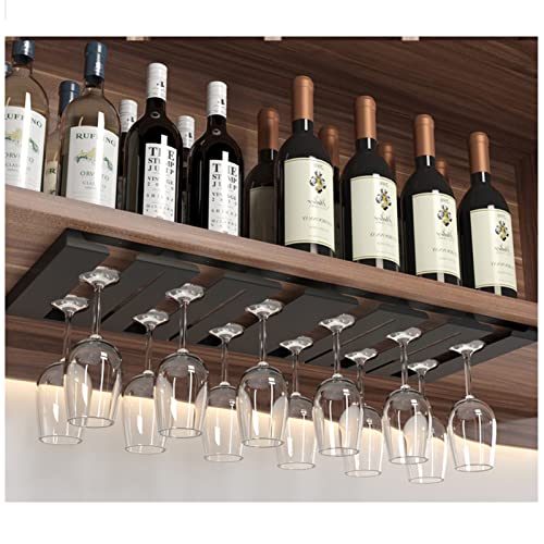 Stainless Steel Under Cabinet Wine Glass Holder