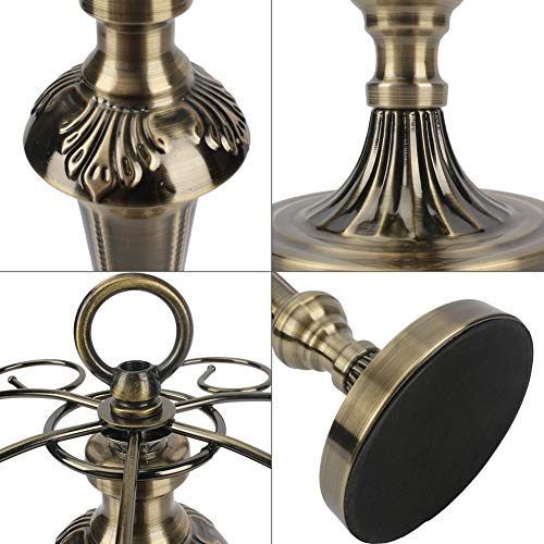 Brass Stemware Holder for 6 Glasses (2 Pack)