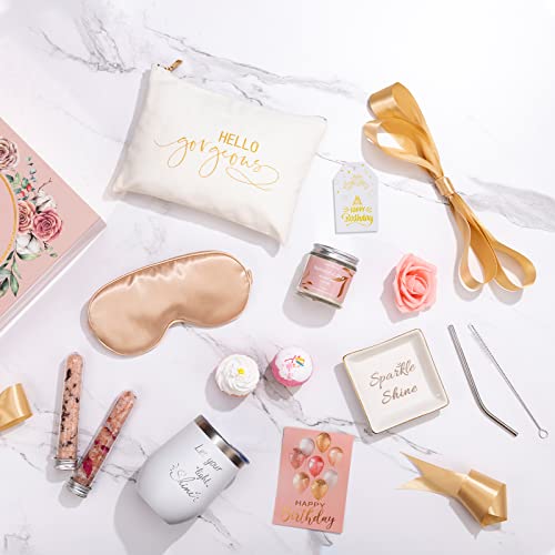 Women's Spa Gift Basket with Wine Tumbler